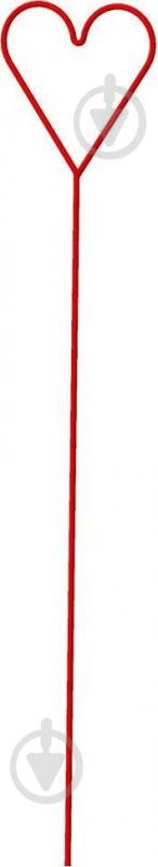 Опора Altern Праздничная Сердечко для растений 500 мм (красное) - фото 1