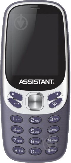 Мобильный телефон Assistant AS 203 blue - фото 1