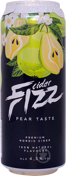Сидр Fizz Pear (груша) 4,5% ж/б 0,5 л - фото 1