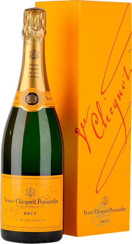 Вино ігристе Veuve Clicquot Ponsandin Brut (сув.уп.) сухе біле 0,75 л - фото 1