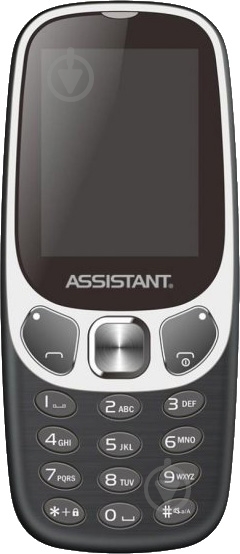 Мобільний телефон Assistant AS 203 black - фото 1