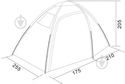 Палатка туристическая RED POINT Kimeriya B4 RPT297 - фото 10