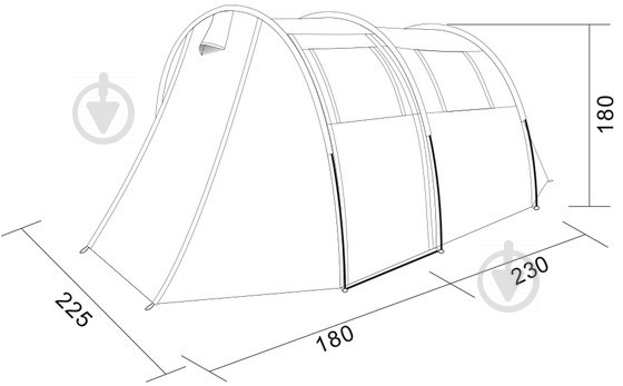 Палатка кемпинговая RED POINT Tavrika 4 - фото 10