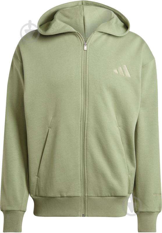 Джемпер Adidas M A SZN FL FZ IY4161 р.XL хаки - фото 6