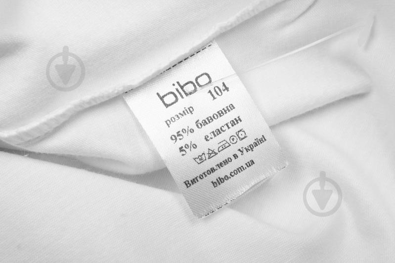 Майка дитяча для дівчатокдитячі Bibo р.104 білий 330004 - фото 4