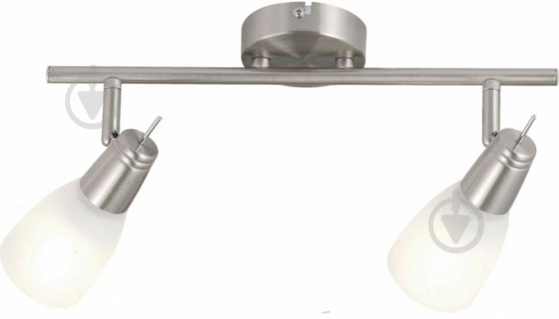 Спот Globo Linac 2x13 Вт E14 матовый никель 54925-2 - фото 1