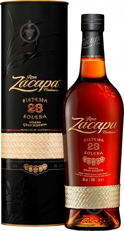 Ром Zacapa Centario Solera Gran Reserva 23 года выдержки 0,7 л - фото 1