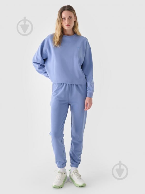 Свитшот 4F SWEATSHIRT F1305 4FWAW24TSWSF1305-32S р.L синий - фото 3 Свитшот 4F SWEATSHIRT F1305 4FWAW24TSWSF1305-32S р.L синий - фото 3