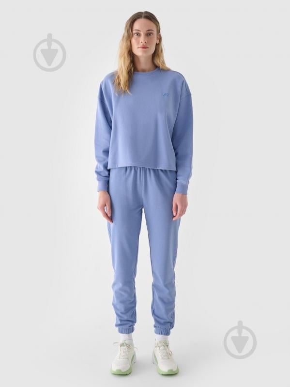 Свитшот 4F SWEATSHIRT F1305 4FWAW24TSWSF1305-32S р.L синий - фото 6 Свитшот 4F SWEATSHIRT F1305 4FWAW24TSWSF1305-32S р.L синий - фото 6