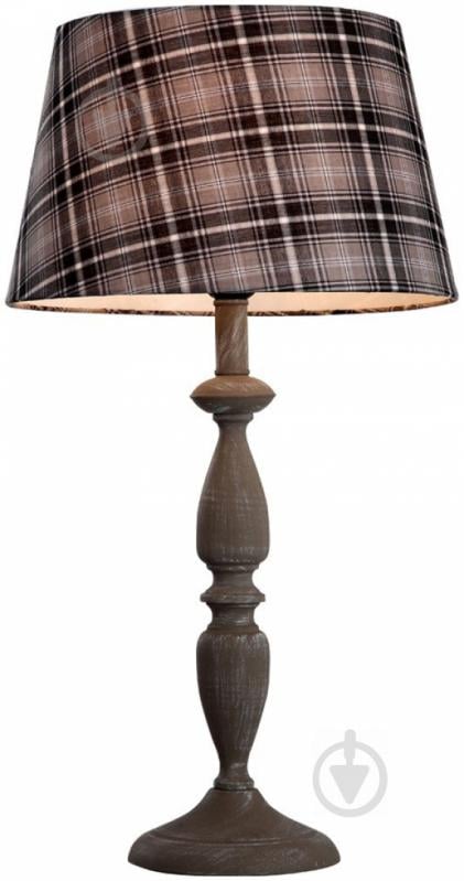 Настільна лампа декоративна Arte Lamp Scotch 1x40 Вт E27 сірий - фото 1