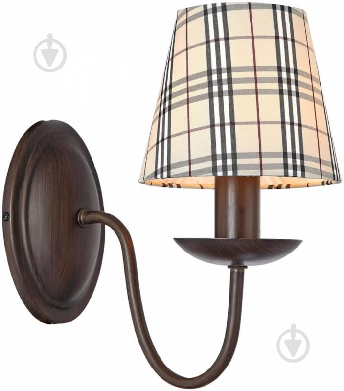 Бра Arte Lamp Scotch 1x40 Вт E14 коричневый - фото 1 Бра Arte Lamp Scotch 1x40 Вт E14 коричневый - фото 1