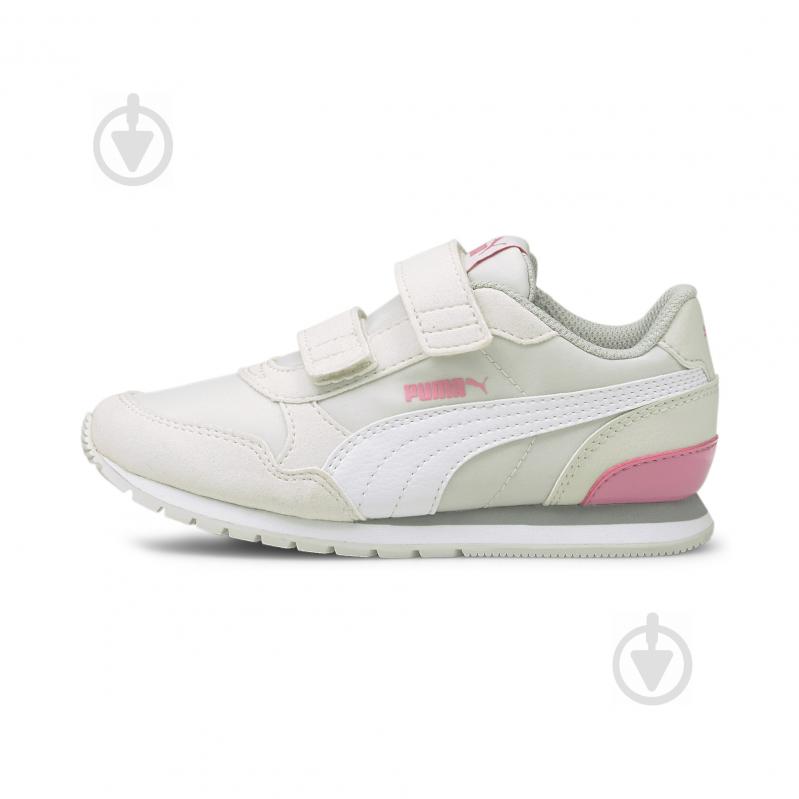 Кросівки для дівчаток Puma ST Runner v2 NL V PS 36529428 р.28,5 сріблясті - фото 1