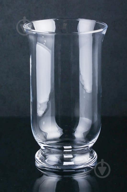 Ваза скляна Айс 24.5х11 см 24,5 см прозора - фото 1