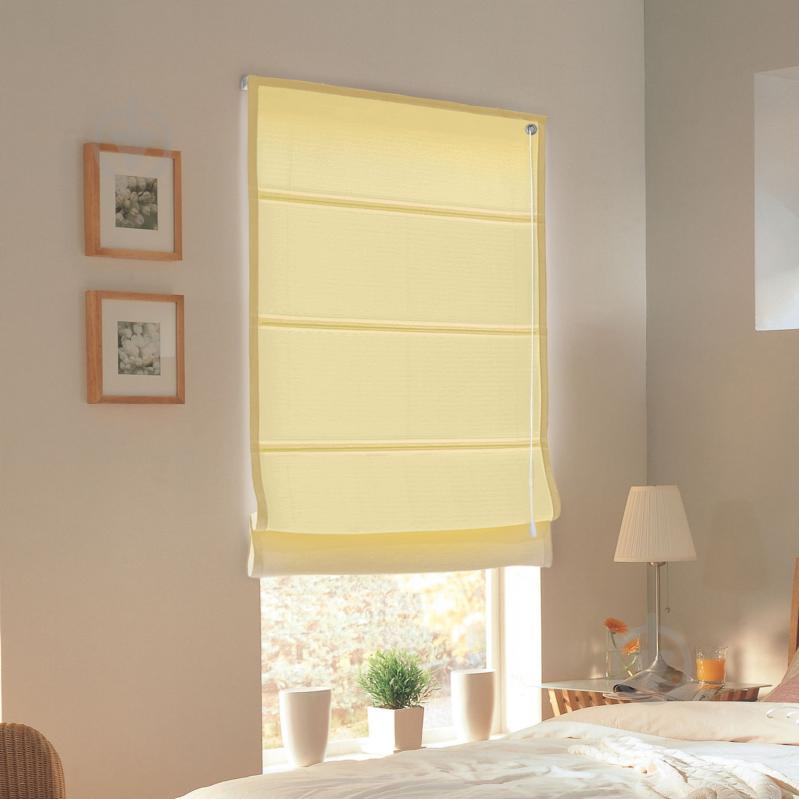 Римская штора Rollotex Шнуровое упрвление ASTI 120x250 см желтая - фото 11