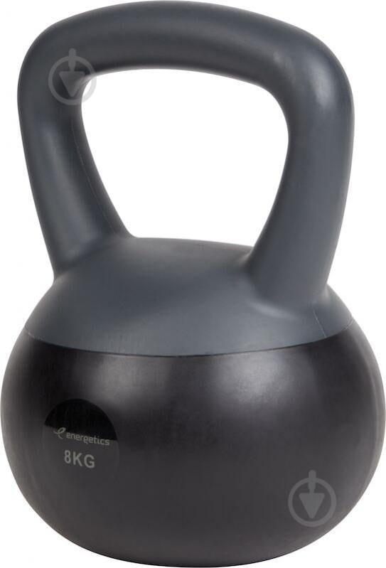 Гиря Energetics Soft Kettlebell 410616-901050-8 8 кг сірий із чорним - фото 2