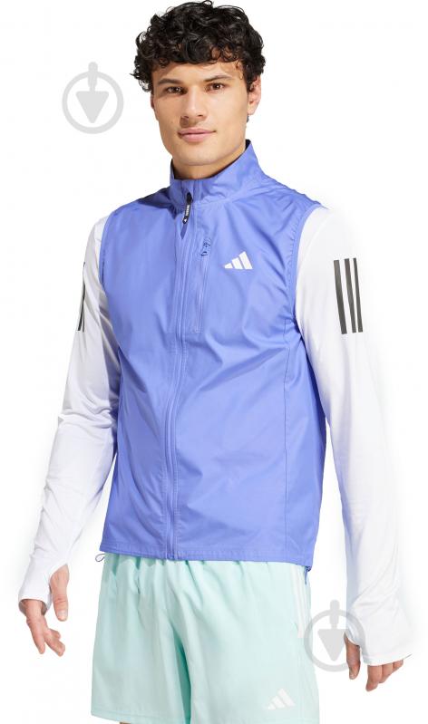 Жилет Adidas OTR B VEST IW0025 р.2XL синий - фото 1