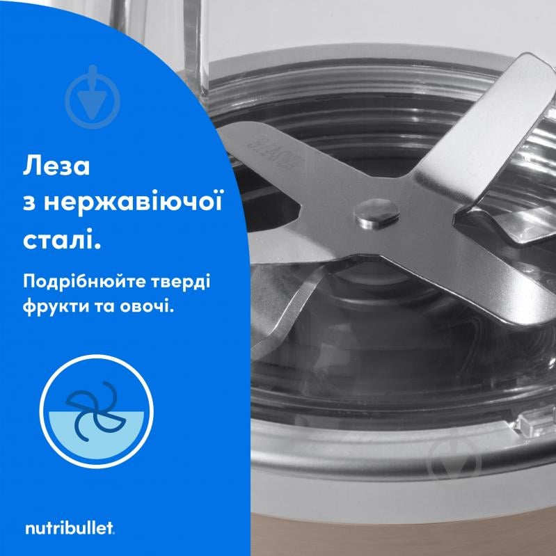 Блендер стаціонарний NUTRIBULLET Pro NB907CP - фото 6