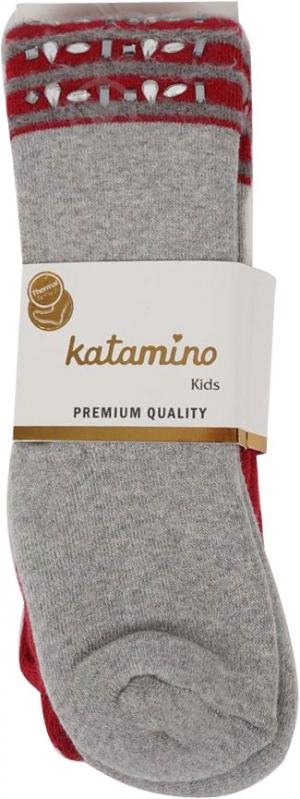 Колготки для дівчаток KATAMINO K35059 р.119-131 сірий - фото 1 Колготки для дівчаток KATAMINO K35059 р.119-131 сірий - фото 1
