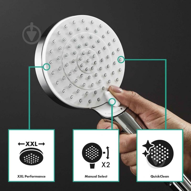 Душевая система Hansgrohe Crometta 27320000 - фото 9 Душевая система Hansgrohe Crometta 27320000 - фото 9