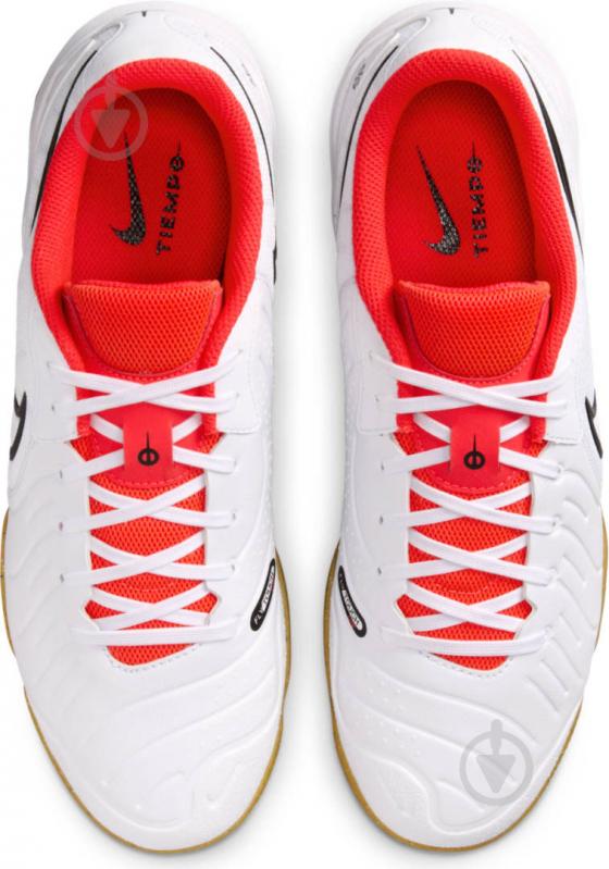 Футзальная обувь Nike TIEMPO LEGEND 10 ACADEMY IC DV4341-100 р.36 белый - фото 6