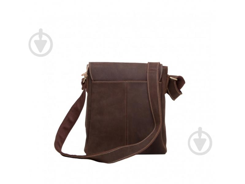 Сумка мужская через плечо Tiding Bag G1157DB коричневый - фото 3