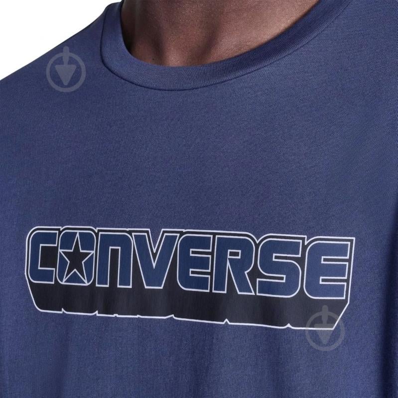 Футболка Converse DIMENSION LOGO CVM6T083-NVY р.M синій - фото 4