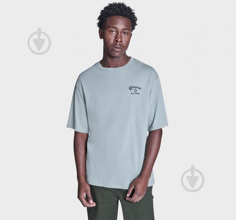 Футболка Converse ARCH STAR LOGO TEE CVM6T062-THY р.M голубой - фото 1 Футболка Converse ARCH STAR LOGO TEE CVM6T062-THY р.M голубой - фото 1