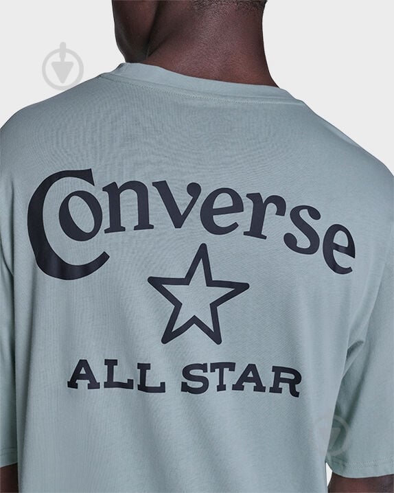 Футболка Converse ARCH STAR LOGO TEE CVM6T062-THY р.M голубой - фото 5 Футболка Converse ARCH STAR LOGO TEE CVM6T062-THY р.M голубой - фото 5
