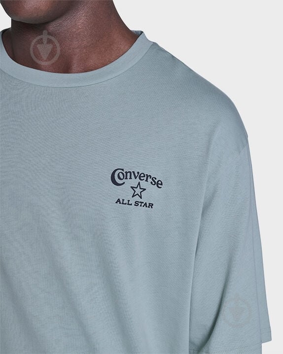 Футболка Converse ARCH STAR LOGO TEE CVM6T062-THY р.M голубой - фото 7 Футболка Converse ARCH STAR LOGO TEE CVM6T062-THY р.M голубой - фото 7