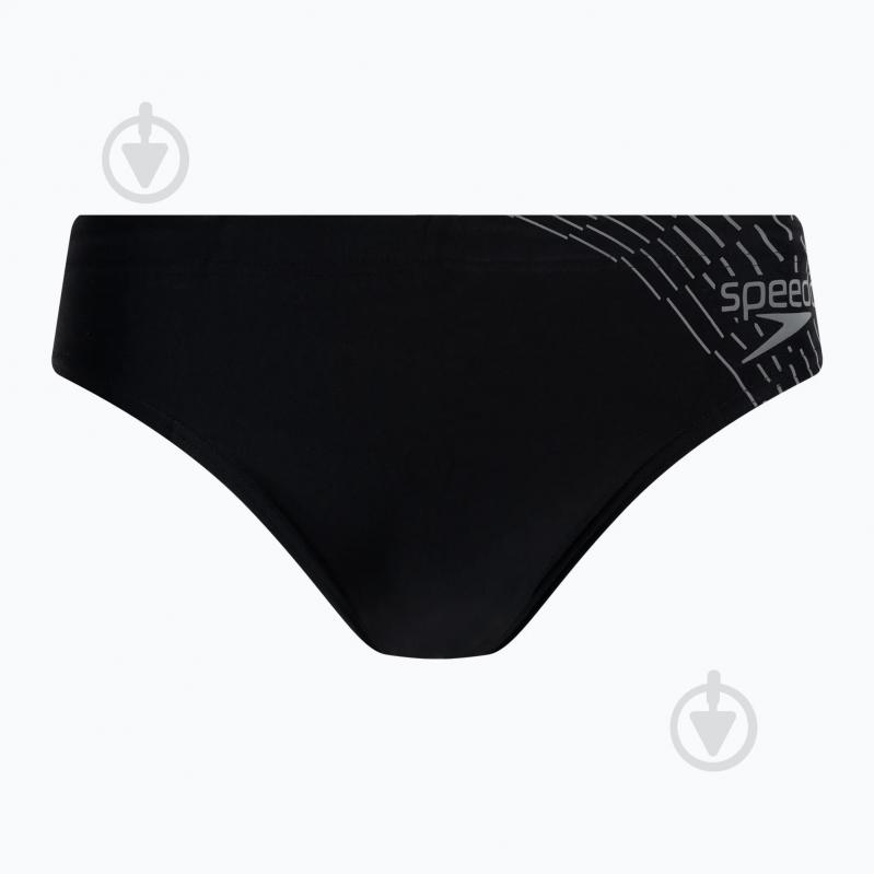 Плавки Speedo MEDLEY LOGO 7CM BRF AM BLACK/GREY 8-09739G692 р.32 черный - фото 3