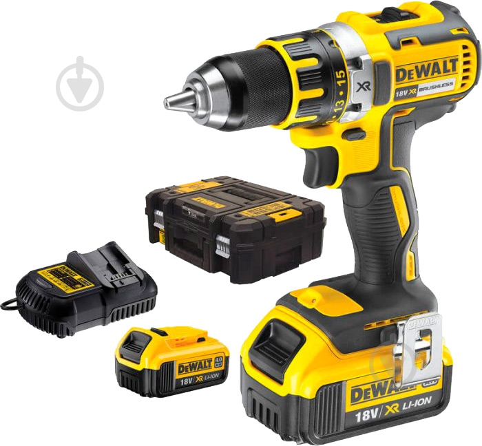 Шуруповерт акумуляторний DeWalt XR Li-Ion DCD790M2 - фото 1