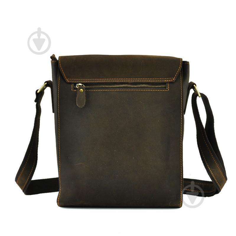 Сумка мужская через плечо Tiding Bag 7055DB коричневый - фото 4