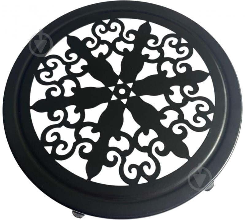 Підставка під гаряче Орнамент чорний - фото 1 Підставка під гаряче Орнамент чорний - фото 1