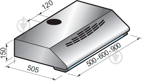 Вытяжка Zirtal Panel 60 WH - фото 7