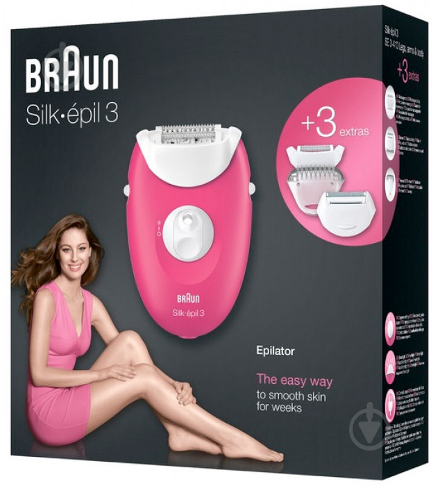 Епілятор Braun 3 SE 3-410 - фото 5