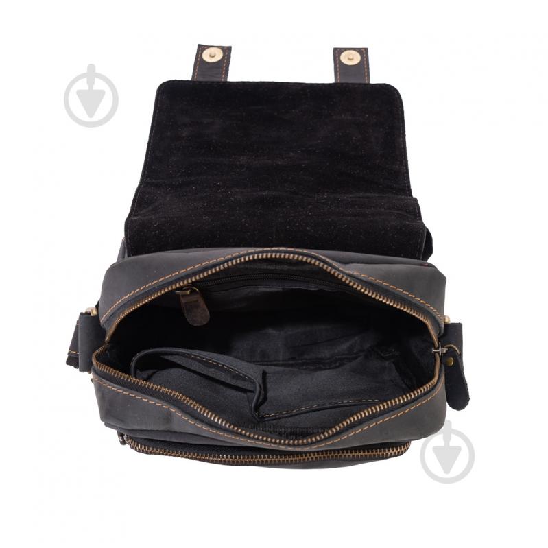 Сумка чоловіча через плече Tiding Bag T1172A чорний - фото 3 Сумка чоловіча через плече Tiding Bag T1172A чорний - фото 3