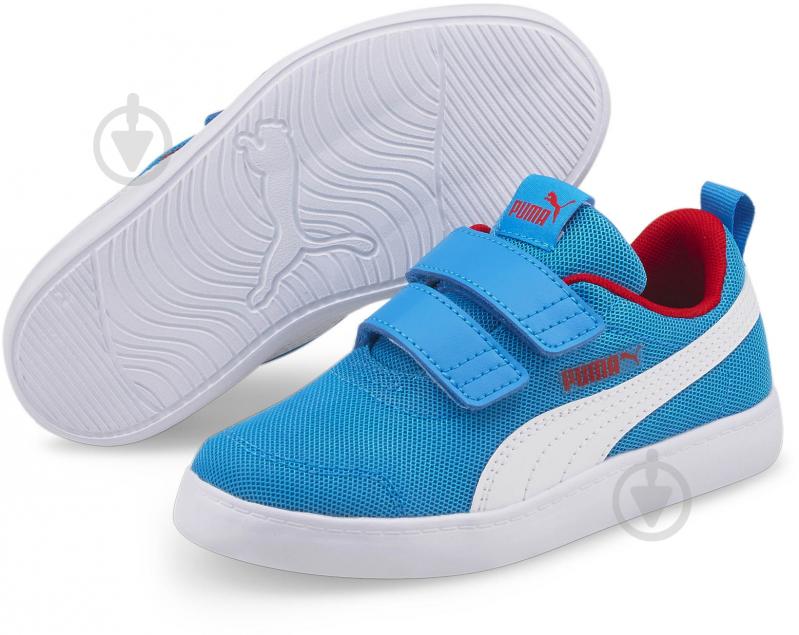 Кросівки Puma Courtflex v2 Mesh V PS 37175810 р.33 блакитні - фото 4 Кросівки Puma Courtflex v2 Mesh V PS 37175810 р.33 блакитні - фото 4