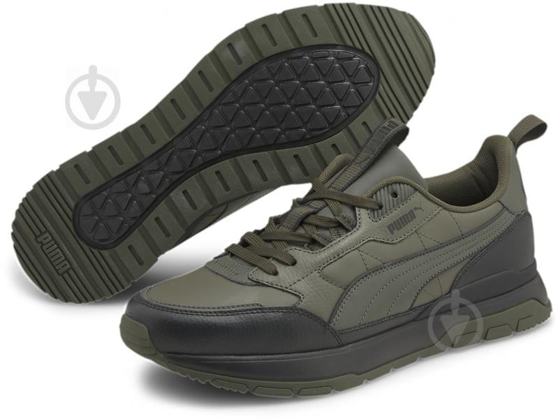 Кросівки чоловічі демісезонні Puma R78 TREK LTH 38320203 р.42,5 зелені - фото 1