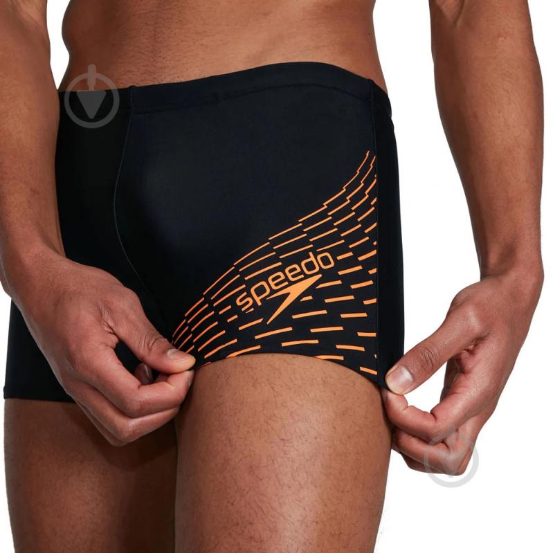 Плавки Speedo MEDLEY LOGO ASHT AM BLACK/ORANGE 8-11354A315 р.34 чорний - фото 4