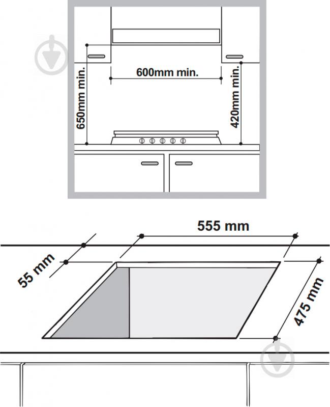 Варильна поверхня газова Hotpoint 642 PCN T/IX/HAR - фото 2