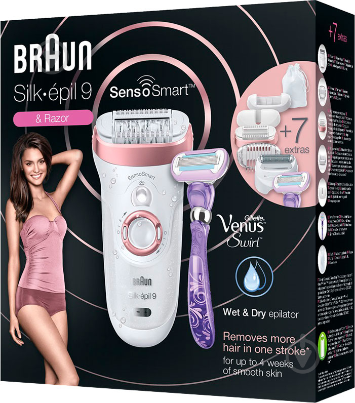 Эпилятор Braun Silk-epil 9 SES 9/870 - фото 5