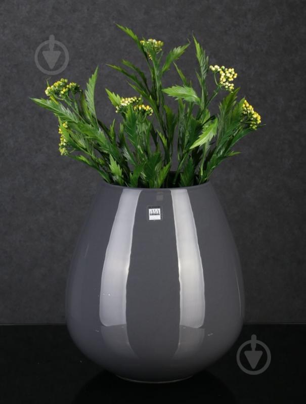 Ваза керамическая Ease XL 32х28 см 32 см антрацит - фото 2