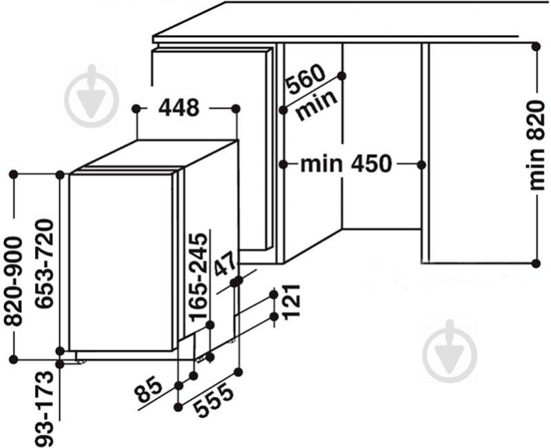 Встраиваемая посудомоечная машина Hotpoint LSTF 9M124 C EU - фото 2