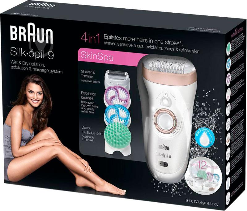 Епілятор Braun Silk-epil 9 9-961V Gift Edition - фото 6