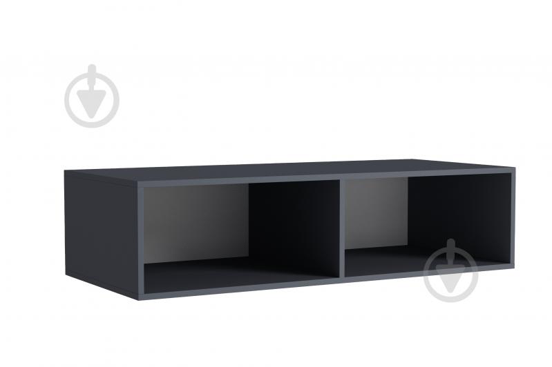 Полка Luxe Studio Noir 2-дв 300х1000х583 мм антрацит (МЛ000139310A) - фото 2 Полка Luxe Studio Noir 2-дв 300х1000х583 мм антрацит (МЛ000139310A) - фото 2
