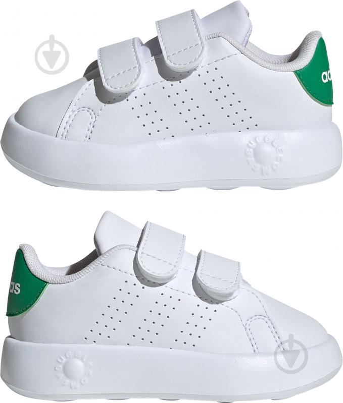 Кросівки дитячі демісезонні Adidas ADVANTAGE CF I ID5286 р.19 білі - фото 5