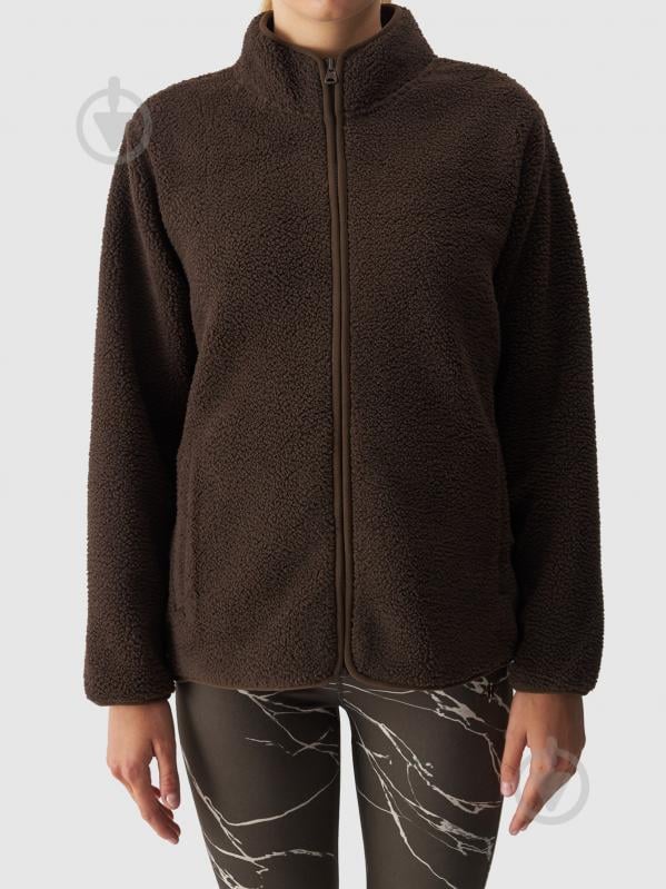 Джемпер 4F FLEECE F285 4FWAW24TFLEF285-81S р.M коричневий - фото 6