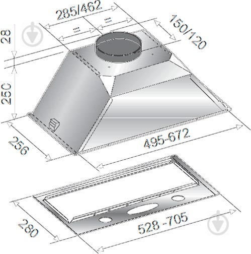 Витяжка Zirtal Screen 60 S - фото 7