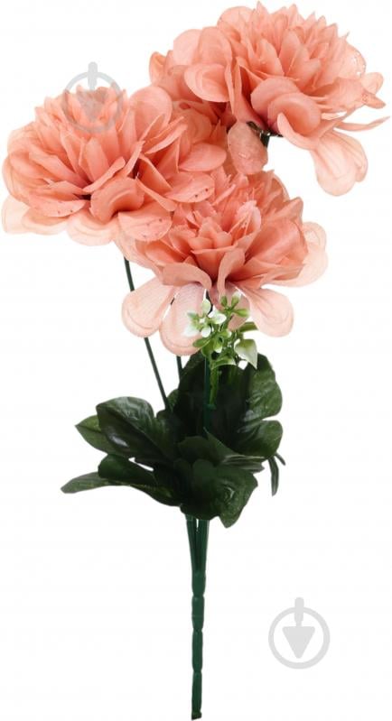 Букет георгин искусственный 5 цветков фиолетовый 29 см - фото 1