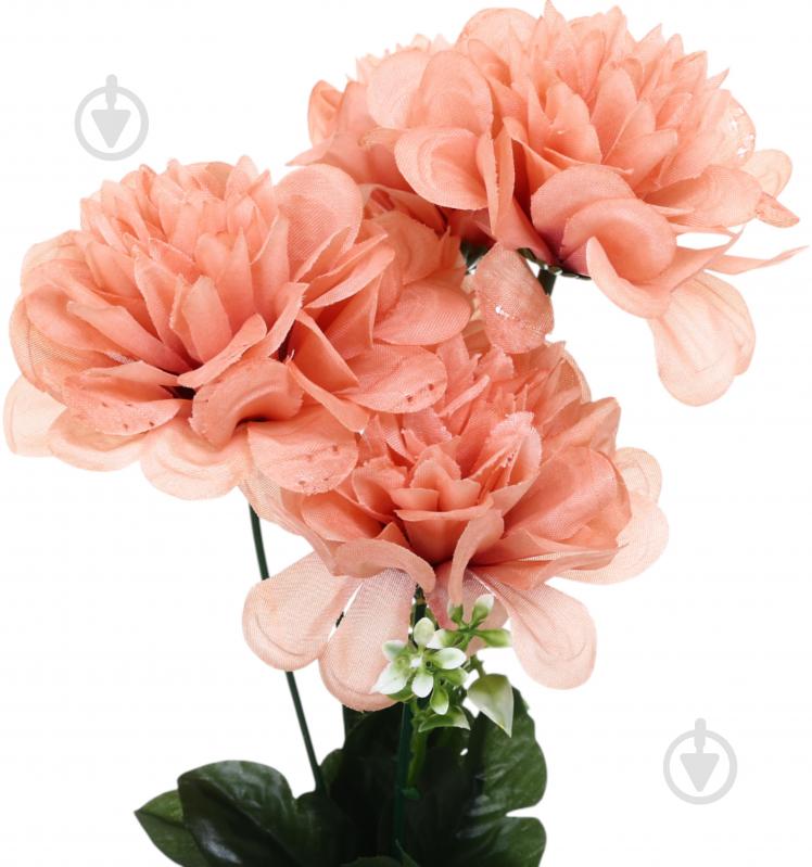 Букет георгин искусственный 5 цветков фиолетовый 29 см - фото 2